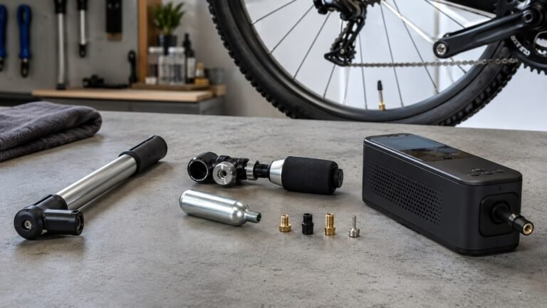 Mini bomba manual, inflador de CO2 y compresor eléctrico para bicicleta