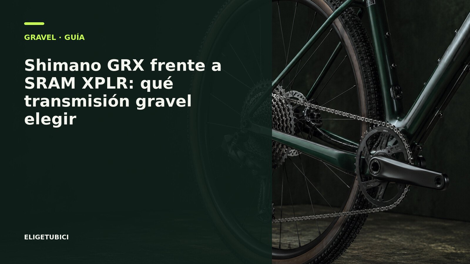 Transmisiones gravel Shimano GRX y SRAM XPLR comparadas