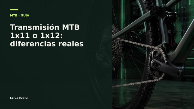 Cassettes MTB de transmisiones 1x11 y 1x12 comparados